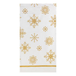 Полотенце Этель Золотые снежинки 40х70 см, 100%хл, 190г/м2  фото 2