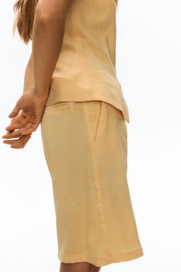 Bermudas en mezcla de lino - H&m фото 4