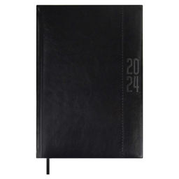 Ежедневник датированный 2024 ESCALADA, А5, 176 л., арт. 63742/ 15 САРИФ-ЭКОНОМ ЧЁРНЫЙ