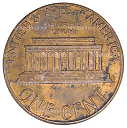 Монета 1 цент 1983 года США