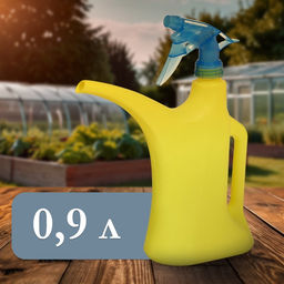 Лейка, 0.9 л, с распылителем, цвет МИКС