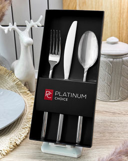 Набор 3 предмета (столовая ложка, вилка, нож) Platinum Сhoice СТМ TR-9915