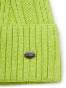Шапка жен. виск+нейл+каш LB-A53068 lime