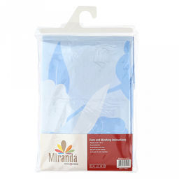 "Miranda" Штора для ванной тканевая 180х200см "Гербарий, синий", без колец, 100% п/э (Турция)