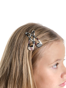 Набор заколок клик-клак ZG9094 бербери