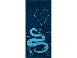 6с102.411ж1 Под звёздами(джинс) Полотенце махровое 67х150см