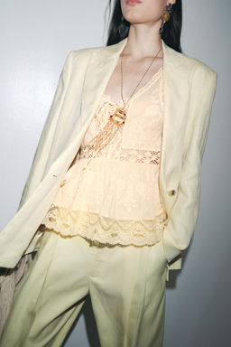 ZW COLLECTION EMBROIDERED ROMANTIC TOP - Zara фото 8