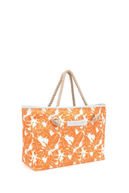 U. S. Polo Assn / Женская оранжевая пляжная сумка - U.s. polo assn фото 2