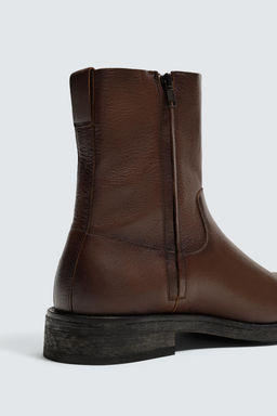 LEATHER LIMITED EDITION BOOTS - Zara фото 13