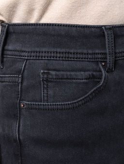 VILATTE / Джинсы mom-fit на ФЛИСЕ с эластаном  фото 11