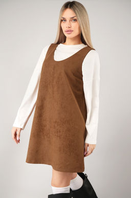 Женское офисное платье - сарафан Happyfox