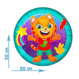 Круглый пазл в металлической коробке Команда Мяу, 44 детали - Puzzle time фото 2