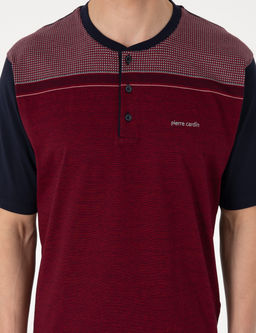 Bordo K_sakol 3l_ Jakarl_ Pijama Tak_m_
