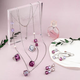 Серьги из муранского стекла LILAC LS3547