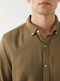 Slim Fit Uzun Kollu Arm?rl? Erkek G?mlek