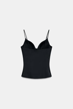 POLYAMIDE BLEND TOP - Zara фото 13