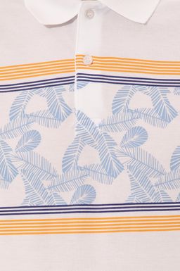 U. S. Polo Assn Мужская белая футболка с воротником-поло - U.s. polo assn фото 6