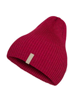 Шапка вязаная малина Ш-103 (58)