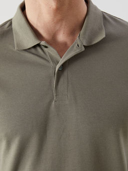 Polo Yaka Erkek Sweatshirt