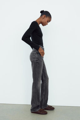 JEANS TRF STRAIGHT COMFORT HIGH WAIST - Zara фото 9