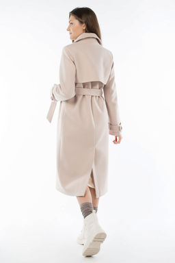 01-10880 Пальто женское демисезонное (пояс)