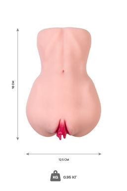 Мастурбатор реалистичный с двойным слоем KOKOS EDITION 003 MARIA, TPR, телесный, 18 см