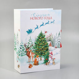 Коробка подарочная - книга «Счастливого Нового Года», 27×19.5×8 см