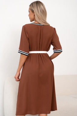 Платье Линда (мокко мусс) Р11-1241/2 - Николь фото 7