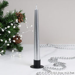 Подсвечник 3 см металл черный / HA-09 /уп 50/ 719149 ШТУЧНО