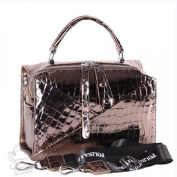 Сумка женская кожаная 9396-2Y bronze Polina&Eiterou в Новосибирске