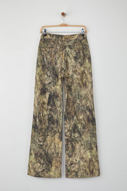 Teen Cok Renkli Desenli Yuksek Bel Wide Leg Jeans TWOAW26JE00152 - Trendyolmilla фото 6
