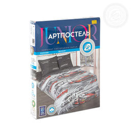 Постельное белье Мажор (поплин детский) 1,5 сп./Пододеяльник: 1 шт. - 215*145; Простыня: 1 шт. - 214*150; Наволочка: 2 шт. - 70*70; Поплин детский