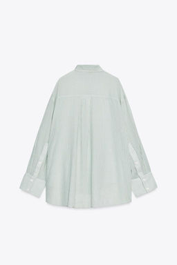 SEMI-SHEER SHIRT WITH TIES - Zara фото 26