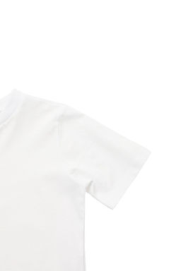 Beyaz K?z Cocuk %100 Pamuk Hayvan Bask?l? Regular/Normal Kal?p K?sa Kol Orme T-Shirt TKDSS24TS00046 - Trendyolmilla фото 5