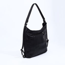 Сумка женская мешок на молнии, цвет чёрный - Simaland фото 2