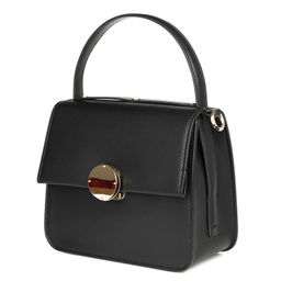 2153 black, Женская кожаная сумка, Barcelo Biagi