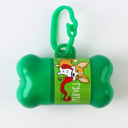 Контейнер с пакетами для уборки за собаками Гулять (рулон 15 шт) - Пушистое счастье фото 7