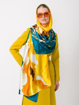 Большой мягкий очень нежный двусторонний палантин - Tantino фото 4