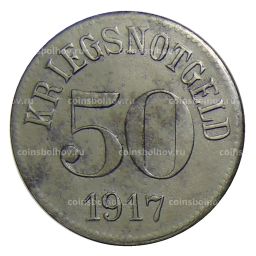 50 пфеннигов 1917 года Германия  Нотгельд  Фюрт