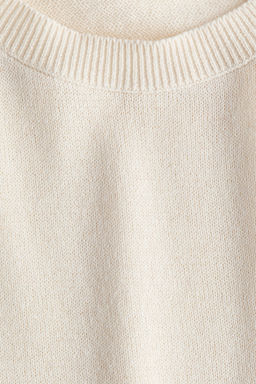 Top de punto fino con ribetes de encaje - H&m фото 7