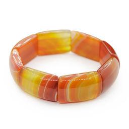 Браслет Афродита агат светло-голубой, длина 20см