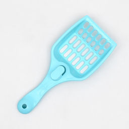 Цена за 4 шт. Совок «Мур Мяу» для кошачьего туалета, 22.5×9.5×4 см, голубой