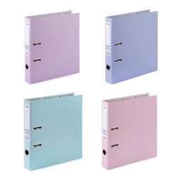 Expert Complete Регистратор Pastel 50 мм 50 шт. Classic Lite A4 арочный механ. (разб.) лён 2-й сорт персиковый EC100191020