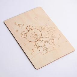 Набор досок для выжигания Простые рисунки - Лесная мастерская фото 3