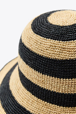 STRIPED BUCKET HAT - Zara фото 8