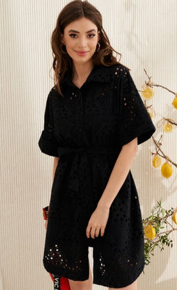 Платье 1021 (Хлопок ришелье 100%)