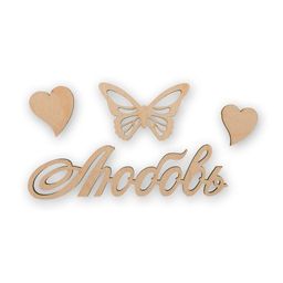 Заготовка для декорирования Mr. Carving ВД-497 Мини-набор фанера 0.3 см Любви и верности  фото 2