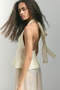 Top halter de gasa - H&m фото 7