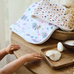 Полотенце детское Единороги 50*90см,100% хл, муслин 105 гр/м2, махра 300гр/м2 - Крошка я фото 12