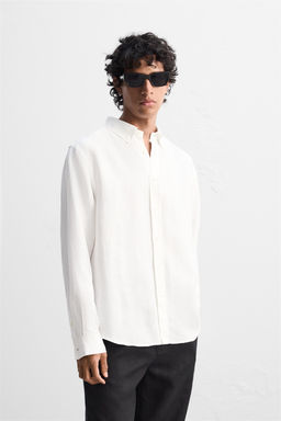 100% LINEN SHIRT - Zara фото 2